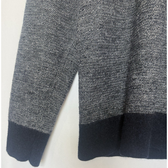 UNTUCKit Mens 100% Merino Wool Knit Sweater Size XL 1/4 Zip Navy Preppy Nautical - Picture 4 of 9